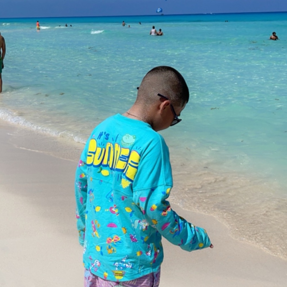 Kids Blue Swim Shirt